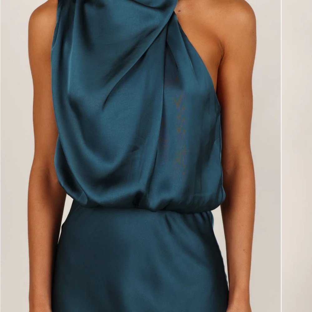 Petal and Pup halter dress teal  Never Worn!